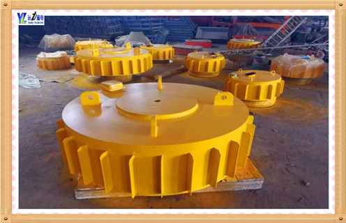 RCDB-6干式盤(pán)式電磁除鐵器,采石制杪礦山吸鐵挖機斗齒鏟牙神器