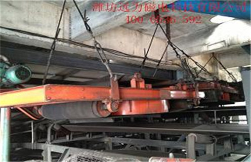 輸送帶除鐵器，廣西輸送帶用除鐵器-磁性礦廣西輸送帶用除鐵器型號表_磁場(chǎng)強度標準范圍